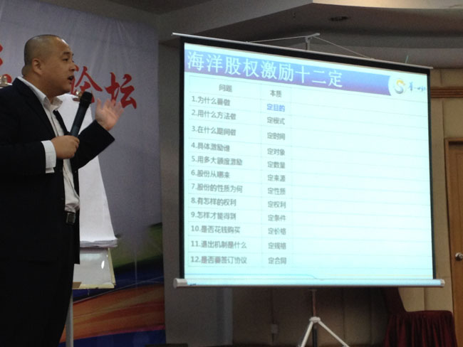 2013　聚成股权、绩效大纲讲解